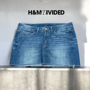 NWOT, Divided by H&M, Blue Jeans Mini Skirt, Size 8